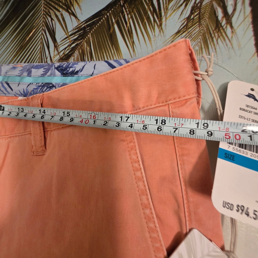 Tommy Bahama Boracay Shorts Mens 36 Coral Pink LT Serape T115546 NWT - Picture 5 of 7